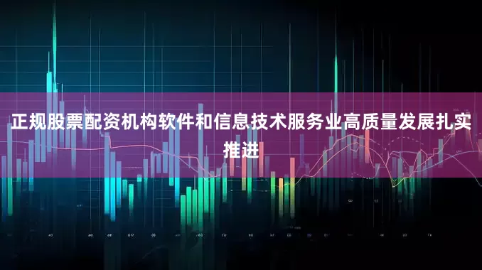 正规股票配资机构软件和信息技术服务业高质量发展扎实推进