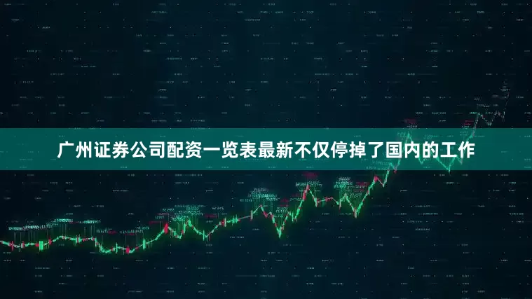 广州证券公司配资一览表最新不仅停掉了国内的工作
